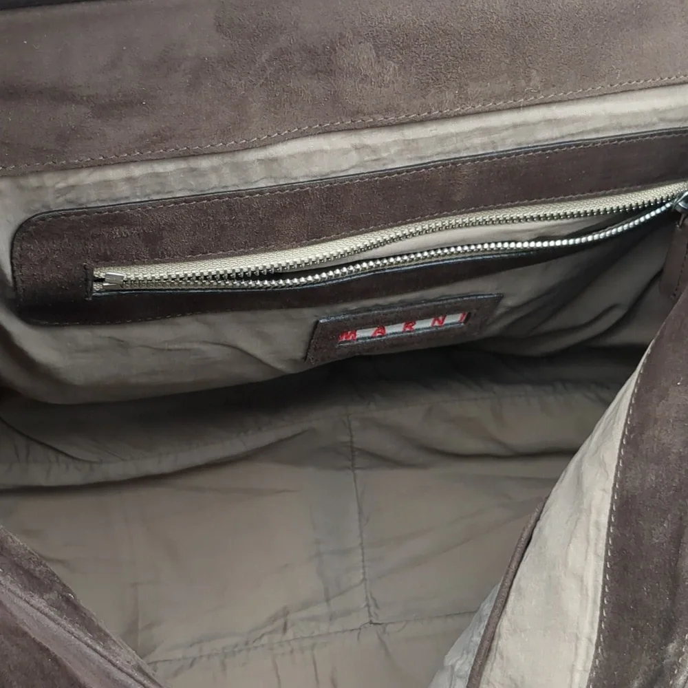Marni Large Suede Bag